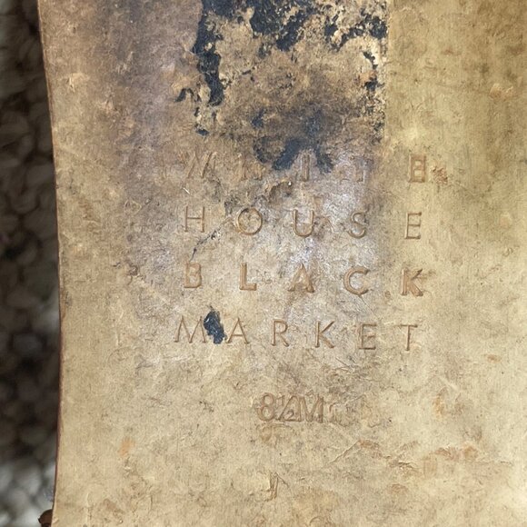 WHBM Aviva Gladiator Sandal Brown Snake size 8.5 Back Zip - Picture 11 of 11